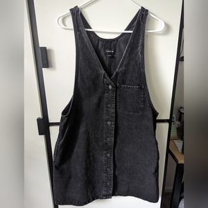 Frank And Oak Black Denim Jumper. Size Medium.